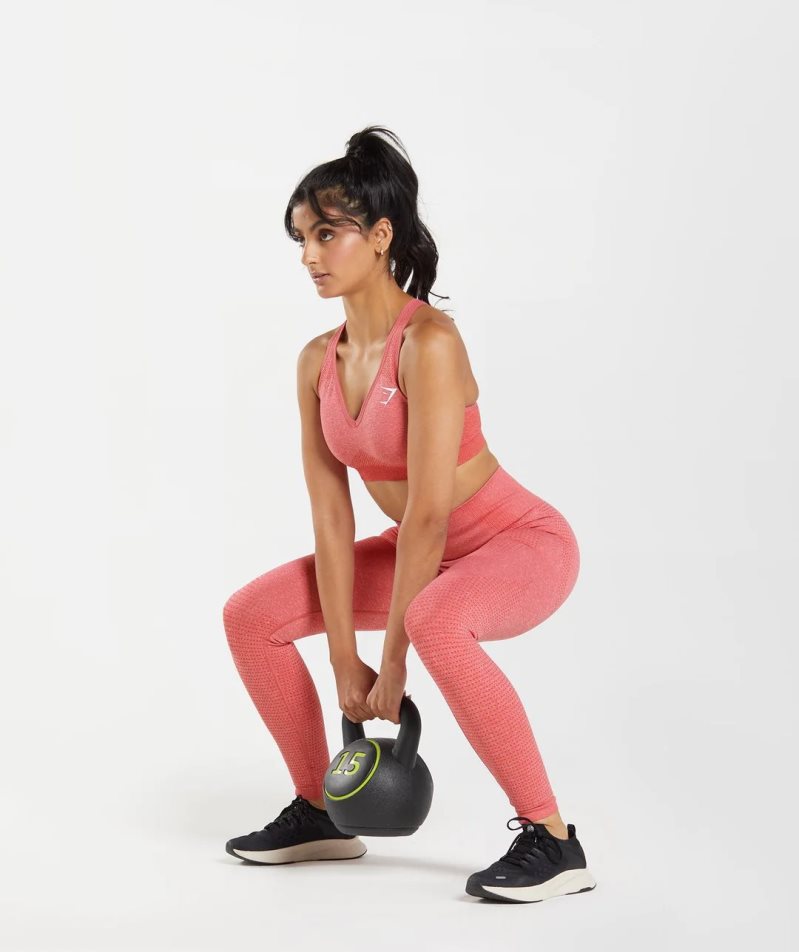 Women's Gymshark Vital Seamless 2.0 Leggings Pink | CA 53N6AD